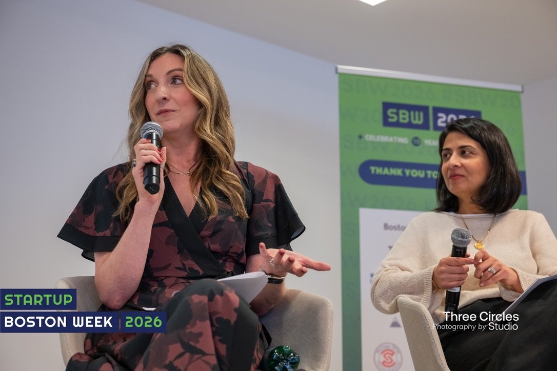 Courtney Greenwood on the Positioning, Messaging, or Distribution panel at Startup Boston Week 2026
